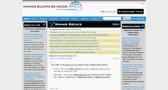 Desktop Screenshot of miningbusiness.net