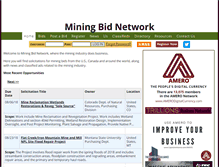 Tablet Screenshot of miningbusiness.info